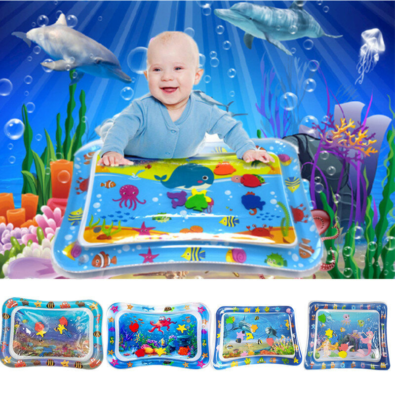 Baby Water Mat Infant Inflatable Cushion Kids Toddler Water Play Mat  Children Early Education Developing Baby Summer Toys