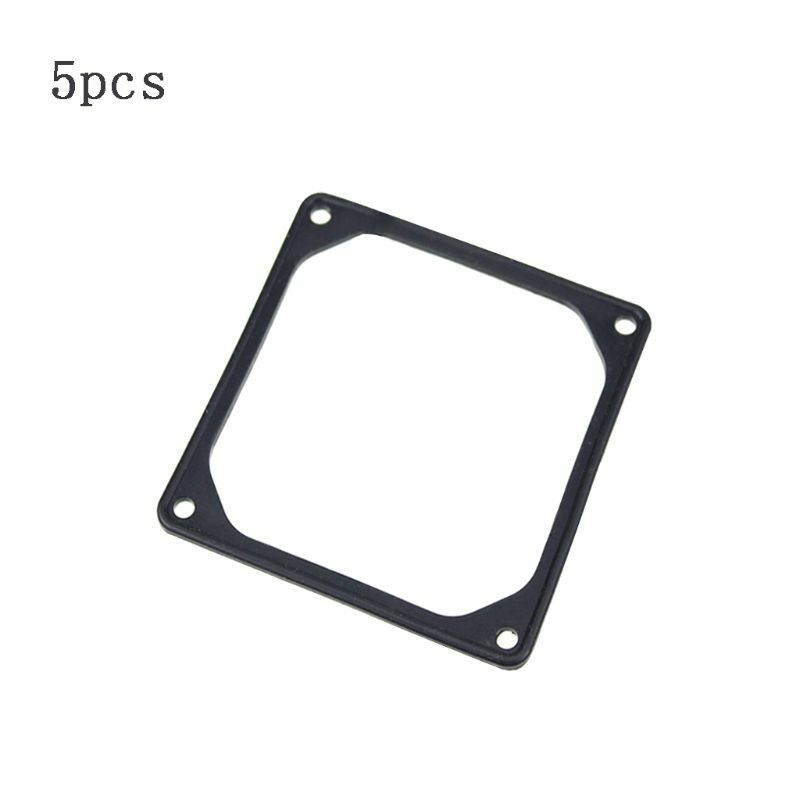 5PCS Silicone Fan Anti-Vibration Gasket Shock-proof Absorption Pad for PC Case 