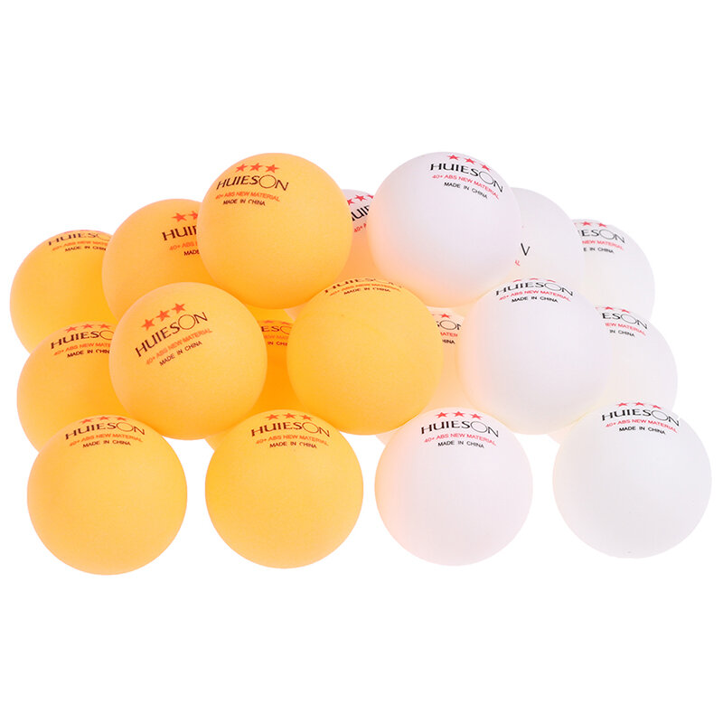 40 10pcs Novo Material Bola de Ténis de Mesa + g Diâmetro 2.8 milímetros 3 Star ABS Plastic Ping Pong Balls para o Treinamento de Tênis de Mesa