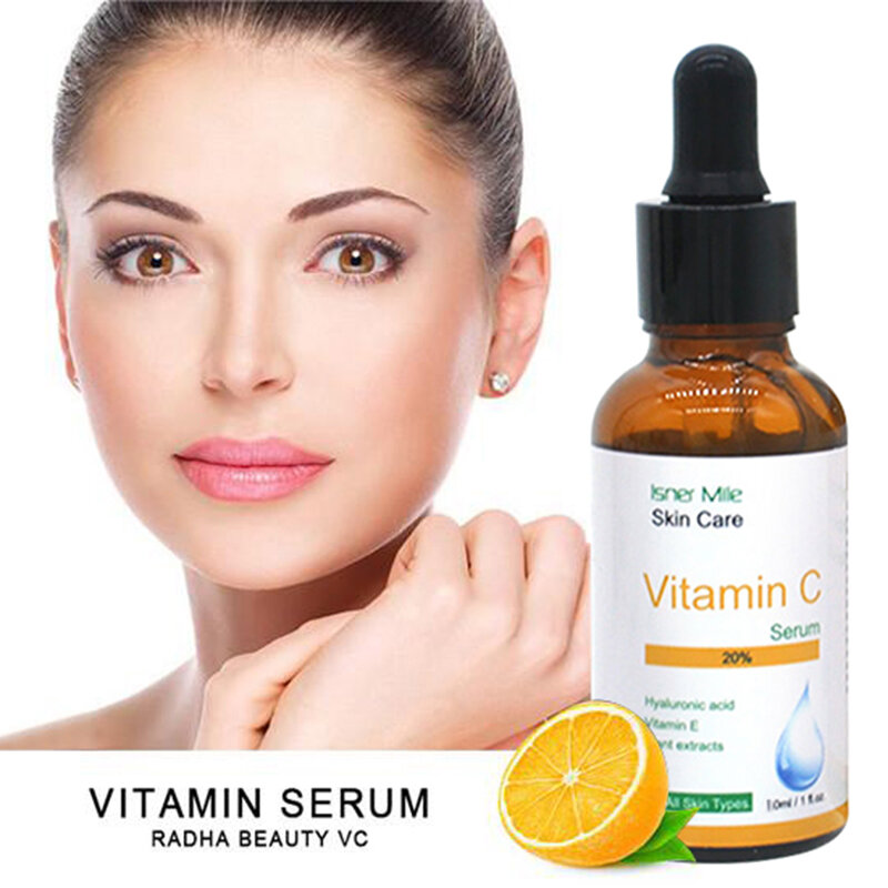 Reich an vitamin C Serum für Gesichts Haut Gesicht Anti Aging VC Essenz Öl steuer Tief feuchtigkeitsspendende Hautpflege Essenz flüssigkeit NEUE