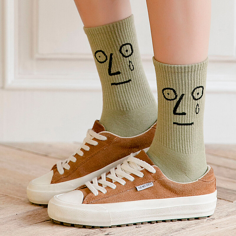 Instime-calcetines divertidos y coloridos para hombre y mujer, medias de algodón 100, estilo Kawaii, talla 35-42, Harajuku, Unisex, 1 par