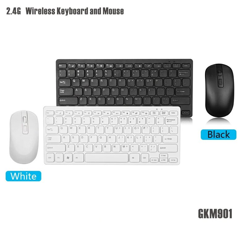 2.4g ultra-fino mini mouse sem fio e teclado combinação smart tv teclado sem fio e mouse