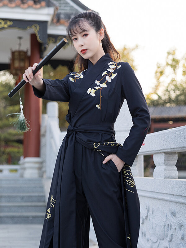 Oriental Woman จีนแบบดั้งเดิม Hanfu เสื้อผ้าญี่ปุ่น Samurai คอสเพลย์เครื่องแต่งกายโบราณชุด Swordsman ชุด Robes Kimono