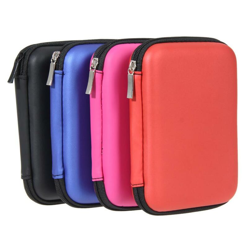 2.5 "Hdd Bag Hard Disk Case Rits Pouch Externe Harde Schijf Disk Protector Cover Powerbank Mobiele Hdd Eva Opslag box Voor Ssd