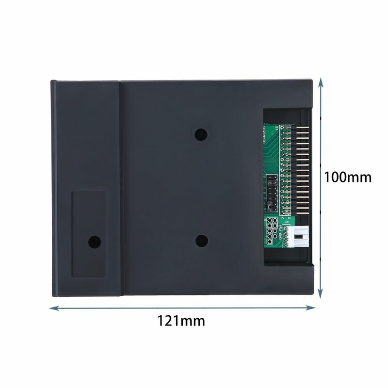 SFR1M44-U100K-emulador de disco duro, dispositivo de 3,5 pulgadas, 1,44 MB, USB, SSD, color negro
