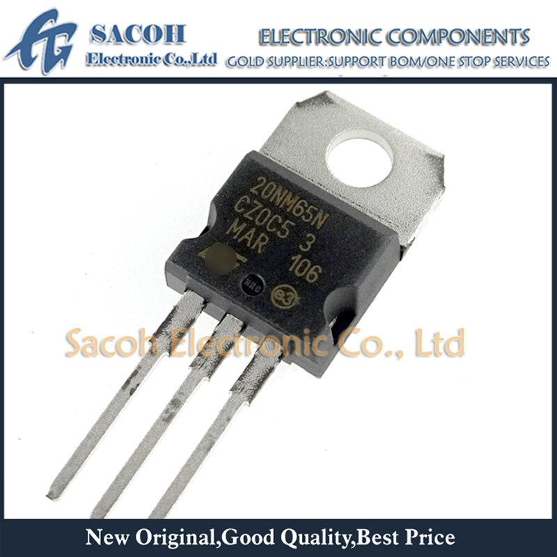 10 Chiếc STP20NM65N Hay STF20NM65N Hay 20NM65N Đến-220/220F 20A 650V MOSFET Với Nhanh DIODE