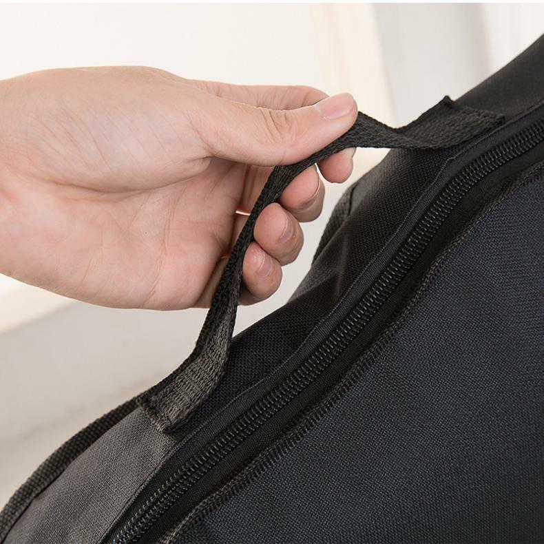 Bolsas de ukelele de 21 pulgadas, bolsa de ukelele negra, funda suave portátil, bolsa Monolayer, mochila de un solo hombro acolchada