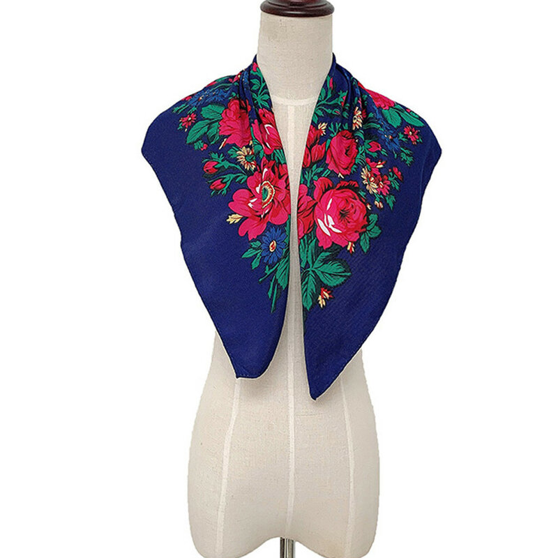 2021 feminino primavera inverno folk-personalizado flor impressão cachecol quente cachecóis de caxemira xales pescoço bandana senhora viagens envoltório scarve
