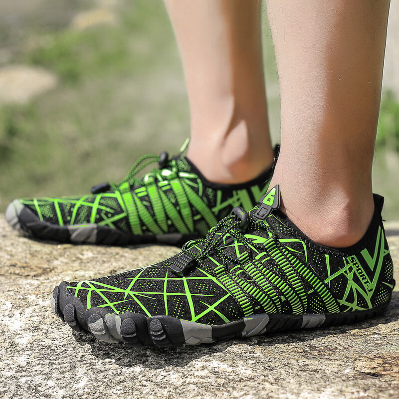 Zapatos minimalistas ligeros para hombre y mujer, zapatillas deportivas de camuflaje para playa y Fitness, para verano, 46