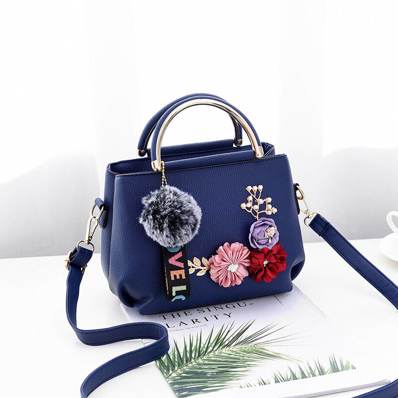 2021 sommer Neue Damen Handtaschen Tragbaren Korean Fashion Einfache Rosa Kleine Quadratische Tasche Trendy Wilden Frauen Schulter Umhängetasche