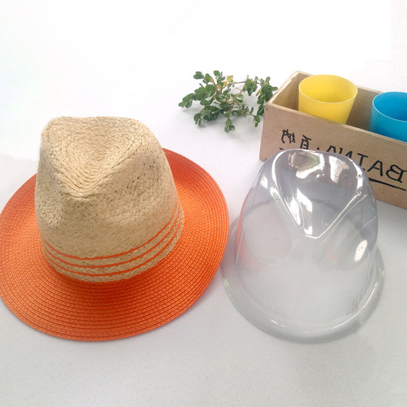 Soporte transparente de PVC para sombreros, gorra de alta calidad, 10 unids/set por juego