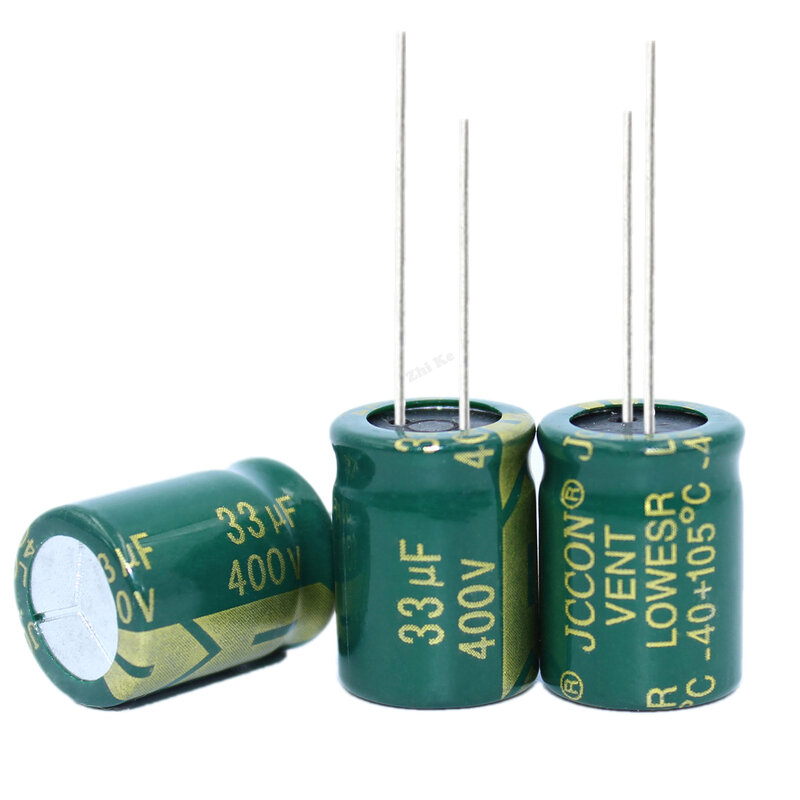 4pcs/lot 400V 33UF high frequency low impedance 13*20 20% RADIAL aluminum electrolytic capacitor 33000NF 20%