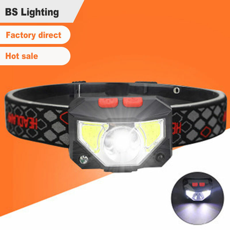Faro inteligente de mano con Sensor LED para pesca nocturna, luz LED COB XPG con Sensor de onda, recargable, para exteriores, gran oferta