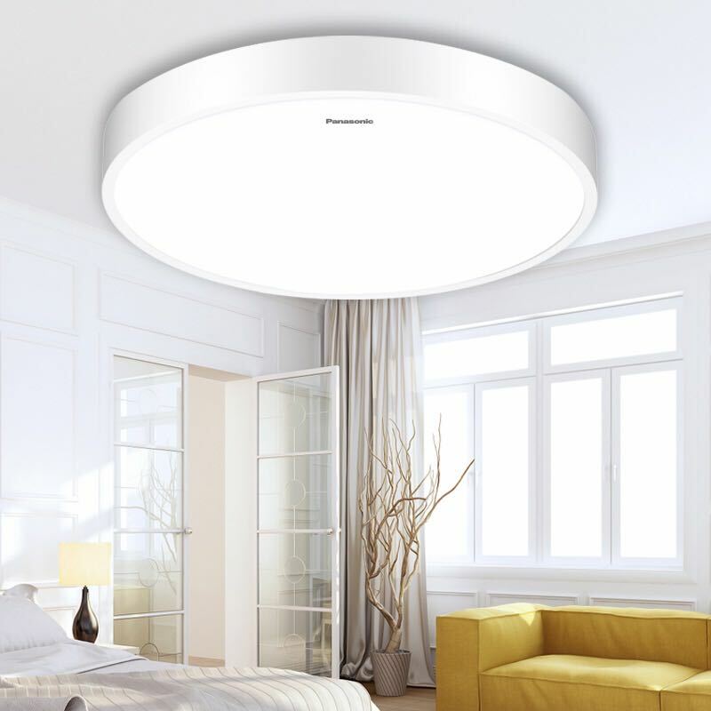 パナソニックledシーリングライトリモコン調光対応led円形パネルライト 36 ワット表面実装近代ランプ家庭の照明