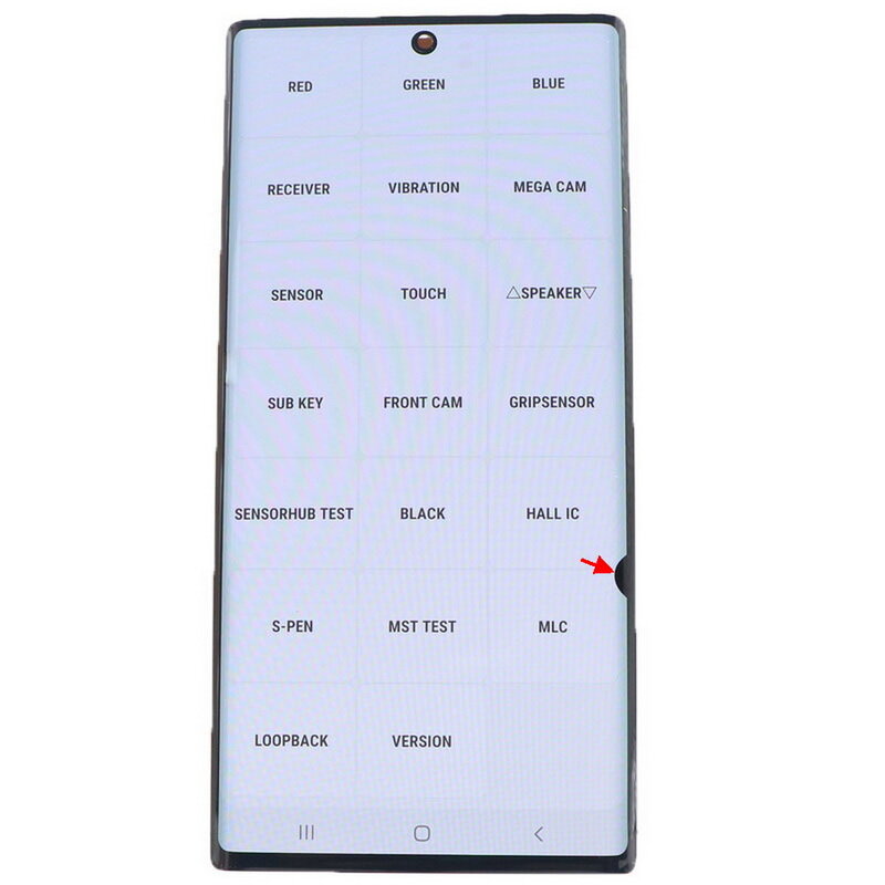 Samsung Galaxy Note 10,n970f,n970n用のドット付き交換用LCDタッチスクリーンセット,100% オリジナル