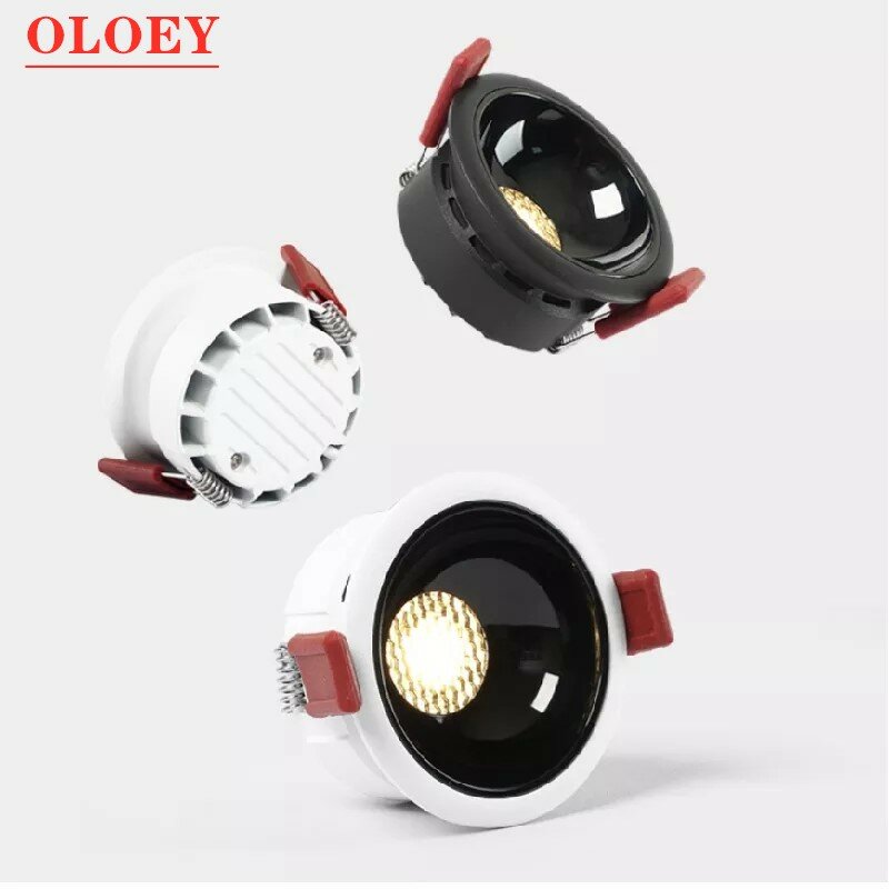Led Spot Dimmable Zigbee Downlight Type Fixtures Background Lamps 3 Types Recessed Dimmable Anti Glare LED Downlights Indoor