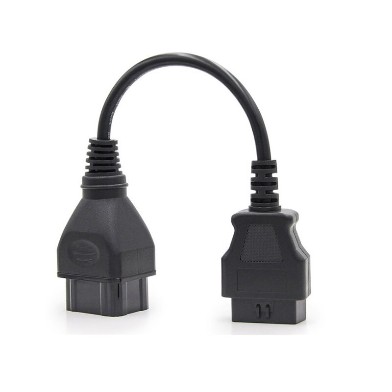 Für Renault 12Pin Männlichen zu OBD2 OBDII für Renault 16Pin Weibliche Auto Diagnostic Tool Adapter Konverter Kabel