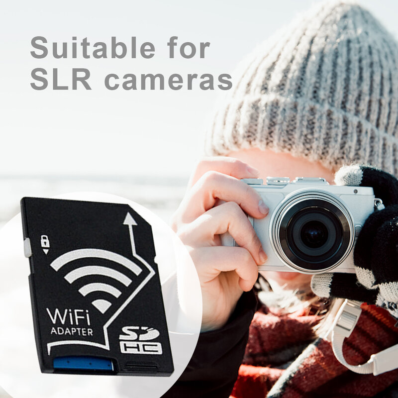 마이크로 TF 컨버터 와이파이 SD 카드 어댑터 플래시 카드 컨버터, 고품질 카메라 사진 캐논 카메라용 무선 전송