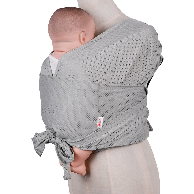 Marsupio avvolgente e imbracatura ad anello, involucro regolabile in Mesh traspirante per neonato, imbracatura elastica per neonato cintura estiva