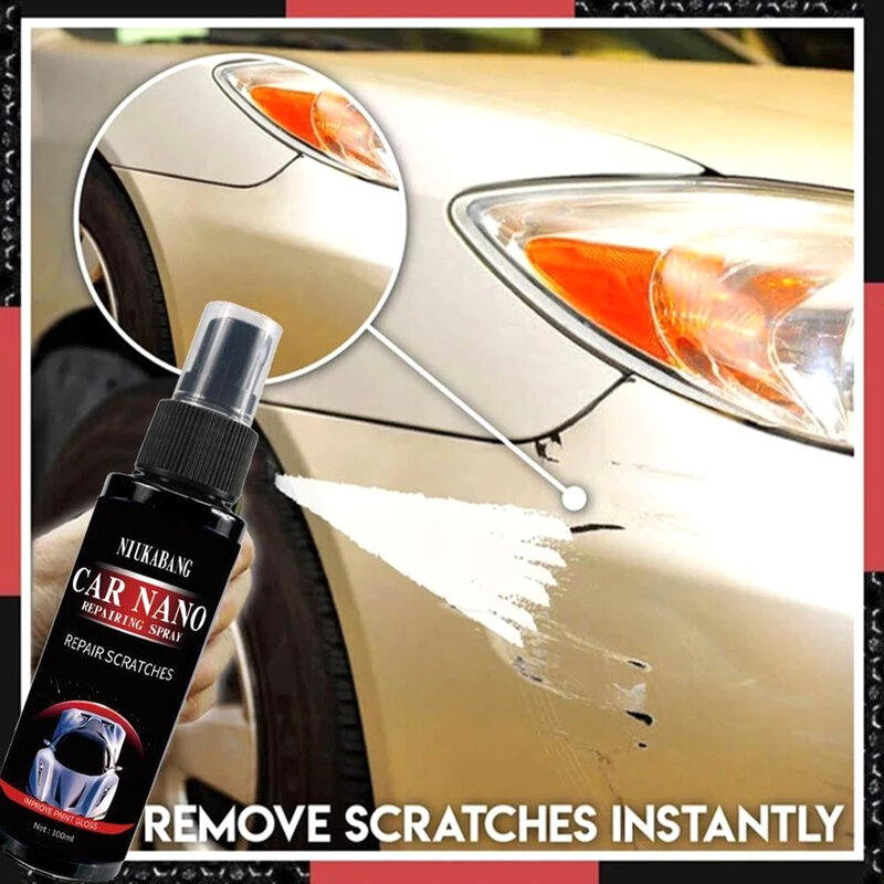 Removedor de arranhões carro reparação de arranhões spray de carro nano spray de mão removedor de arranhões profundos carro facilmente e instantaneamente reparar o risco de automóvel