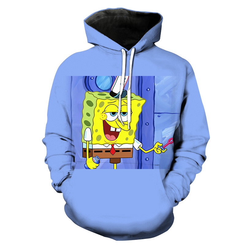 3D graphics smiley sports hoodie Polyester 3d printed cartoon hoodie The new four seasons hot-selling pullover Men's jacket