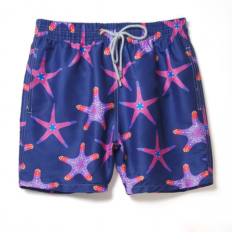 Vilebre-bañador para hombre, pantalones cortos informales con diseño de tortugas, estilo moderno, Bermudas de playa, quin576