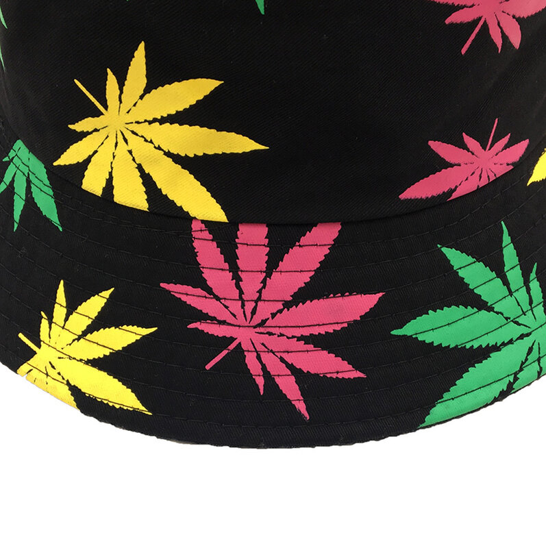 قبعة صياد من أوراق القنب للرجال والنساء ، قبعة صيفية عصرية بأوراق القيقب ، دلو بروكلين ، بنما