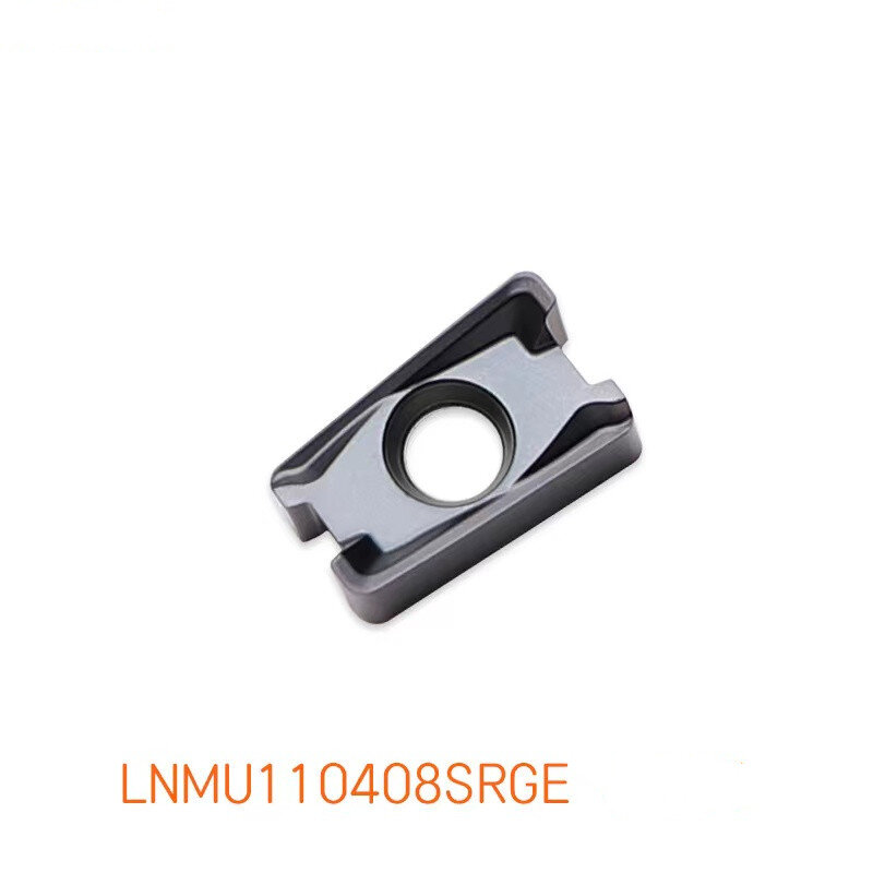 10PCS CNC double-sided fast feed LNMU110408 SRGE square shoulder pin milling insert processing steel stainless steel LNMU 110408