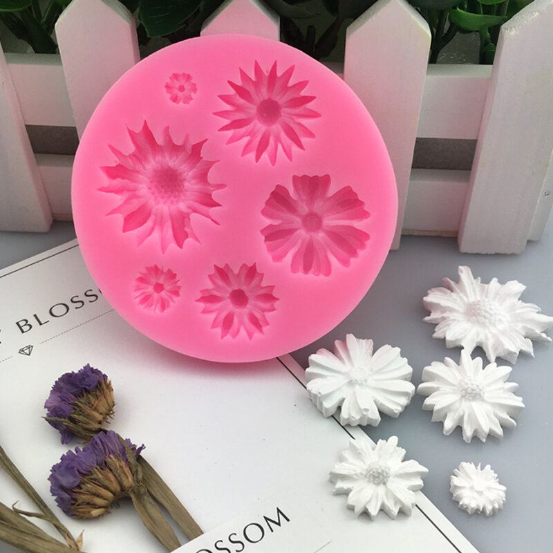 Nuovi stampi in Silicone per fiori 3D fondente Craft Cake Candy cioccolato Sugarcraft ghiaccio pasticceria strumento di cottura stampo sapone stampo decoratore per dolci
