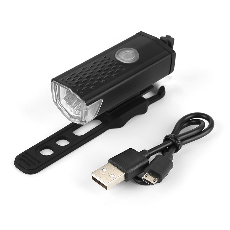 Światło rowerowe USB akumulator 300 lumenów przedni reflektor rowerowy rower LED latarka wodoodporny akumulator tylne światło