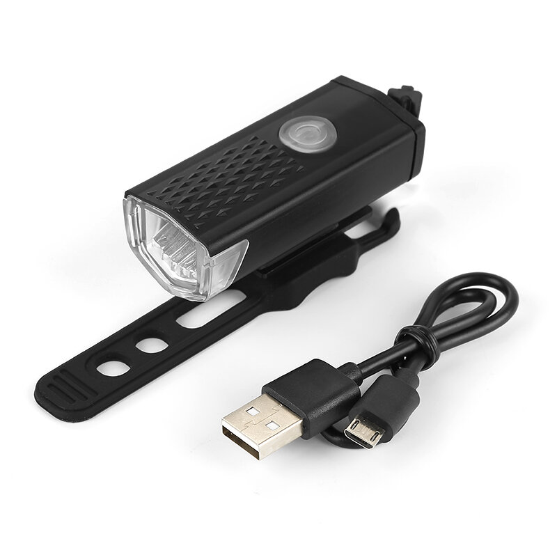 Usb Fiets Licht Oplaadbare 300 Lumen Voor Fietsen Koplamp Fiets Led Zaklamp Waterdichte Oplaadbare Achterlicht