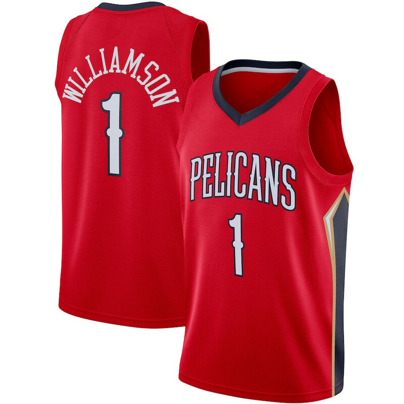 Basketball Jersey New Orleans Pelicans White City Edition Swingman And Swingman Jersey 1 Zion Williamson Mens Stitched