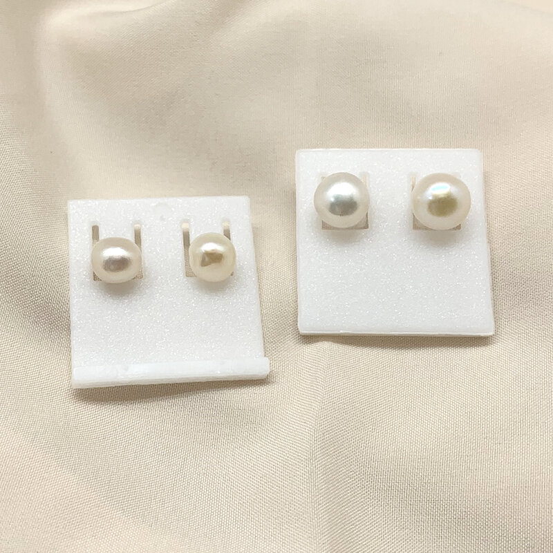 Momiji Mode Süßwasser Perlen Ohr Bolzen für Frauen Charme Einfache Retro Alle-spiel Süßwasser Perlen Ohr Bolzen Set