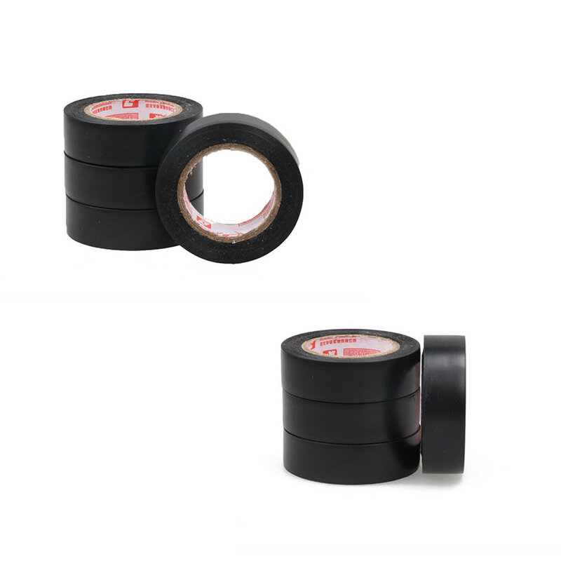 1 Rolls 14.7FT Purpose 6.5Inch Vinyl PVC Black Insulated Electrical Tape Support Wholesale and Dropshipping