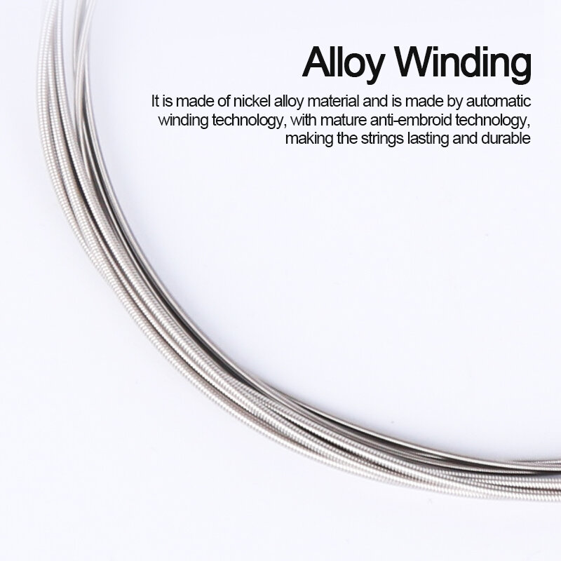Nickel Plated Alloy Winding Steel Wire Core Bulk Electric Guitar Strings Anti Rust Coating A503 Alice Electric Guitar Strings