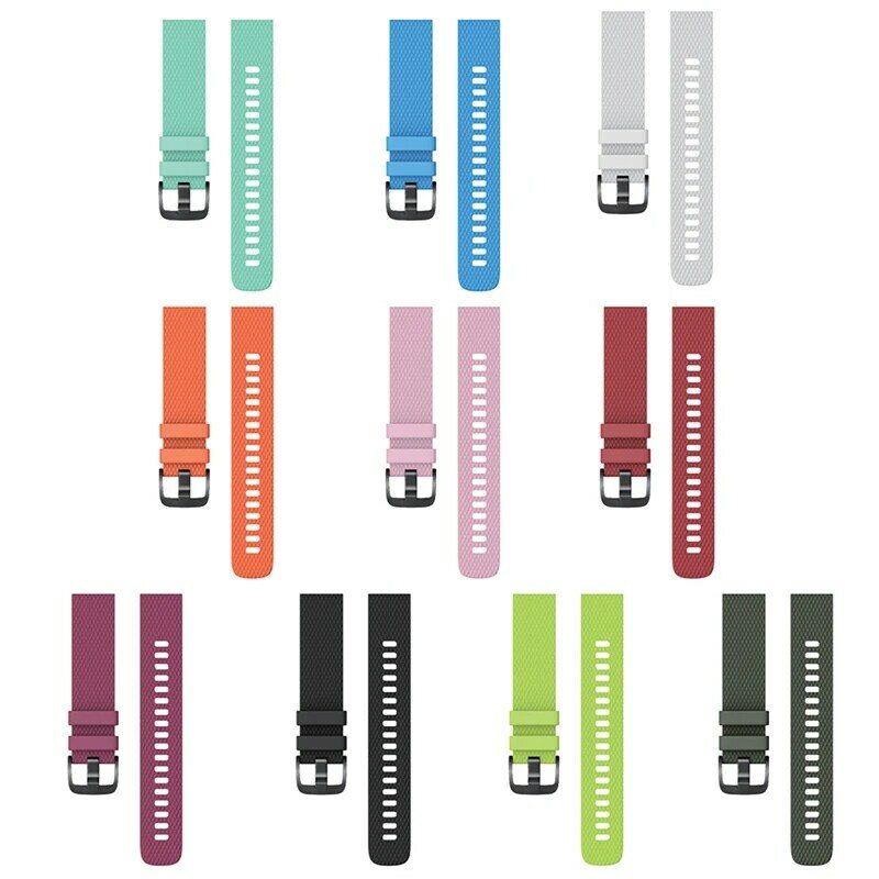 Correa de reloj impreso Pin Buckled ajustable de silicona pulseras de reloj accesorios de repuesto para Samsung Galaxy Watch 42mm