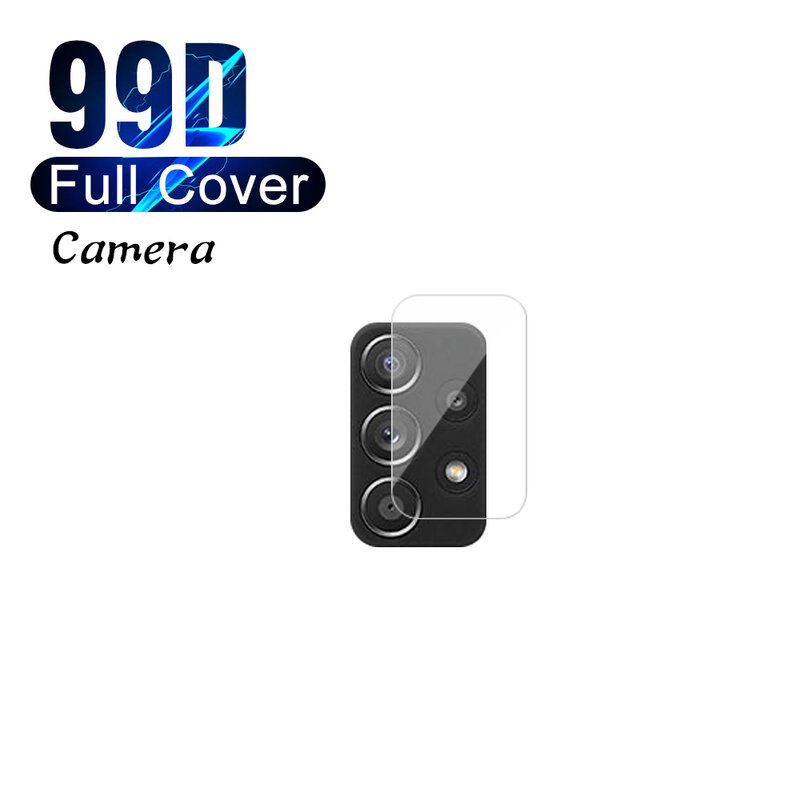 4IN1 Pelindung Layar Film Hidrogel Lensa Cover Penuh untuk Samsung Galaxy A52 4G 5G A52s A 52 Film Pelindung Kamera 6.5 "SM-A525F