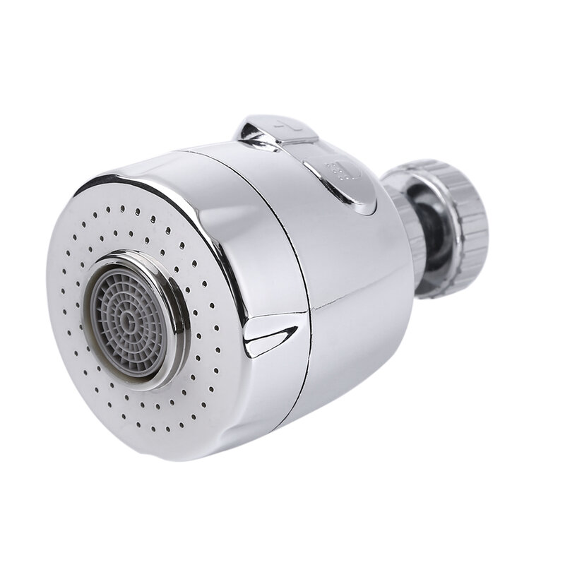 Kitchen Faucet Aerator 360° Rotatable Bent Water Saving Tap Aerator Diffuser Faucet Nozzle Filter Shower Nozzle Tap Connector
