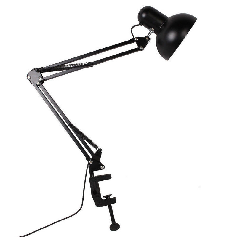 Haus Tisch Lampe mit Clamp Flexible LED Schreibtisch Lampen Bein Schaukel Arm Clamp Montieren Studie Lampe Lese Licht für Home büro Studio