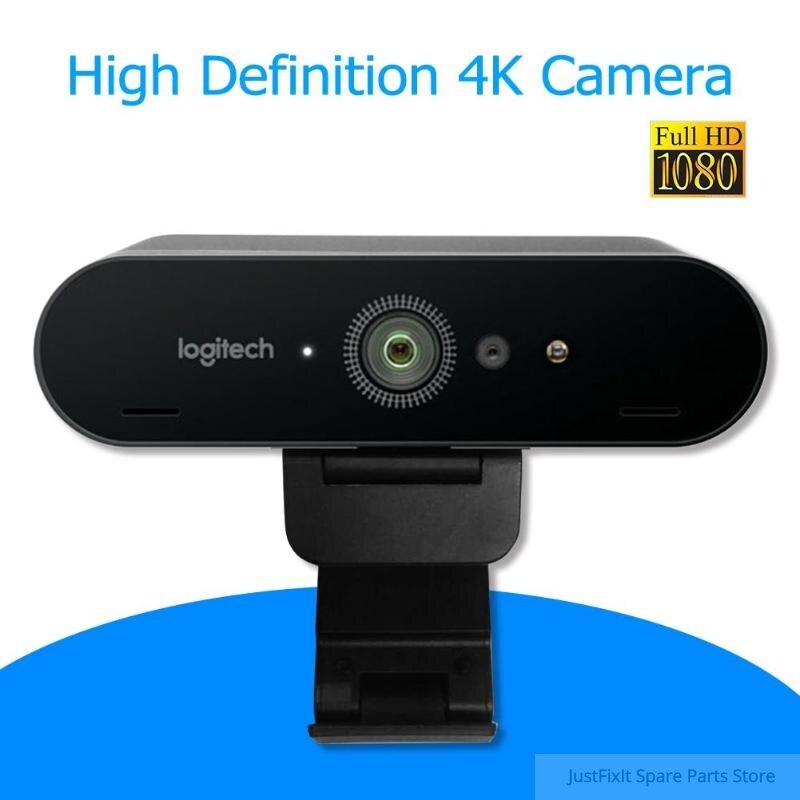 Webcam HD originale Logitech BRIO C1000e 4K pour les périphériques d'ordinateur d'enregistrement en continu de vidéoconférence