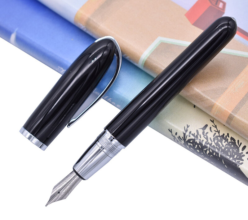 Caneta tinteiro cor preta duke, caneta presidencial de força aérea para trabalhos e presentes, ideal para casa e escritório