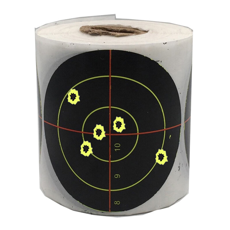 250Pcs/Roll Self-Perekat Menembak Kertas Target Stiker 7.5Cm