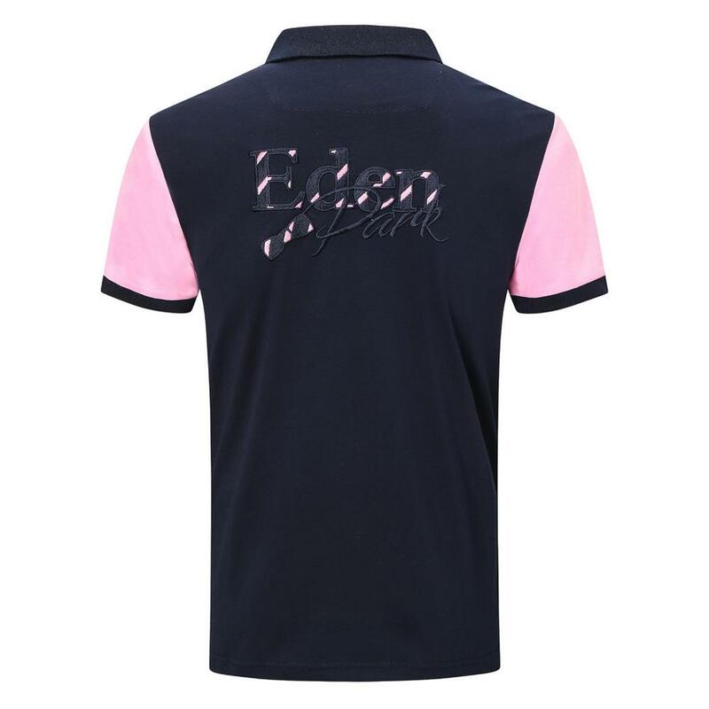 新しい男性半袖公園ポロシャツ高品質メンズカジュアル刺繍綿エデンオムポロシャツ男性固体トップスプラス3XL
