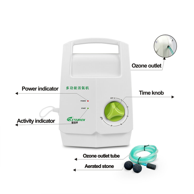 Sterhen-purificador de aire doméstico, desinfectante de ozono, ambientador, filtro vegetal