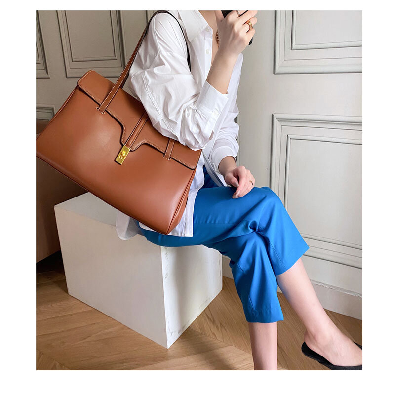 Moda luksusowa marka damska torba pod pachami torebka dla dojeżdżających do pracy materiał ze skóry o dużej pojemności torba na ramię 2021 nowa oryginalna jakość