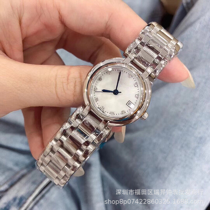 7 ringe Klassische Casual Stil Uhr Für Frau Minimal Elegante Stahl Hardlex Rund Quarz Fashion Armbanduhr Für Weibliche