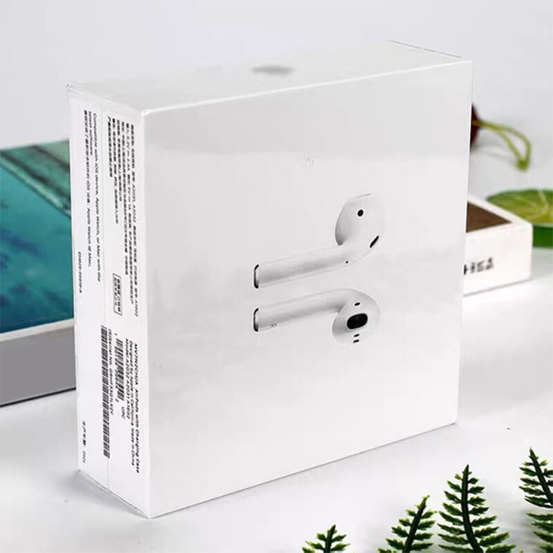 Auricolare bluetooth per Apple airpods cuffie wireless posizionamento cuffie + cambio nome + ricarica Wireless + sensore intelligente + ANC