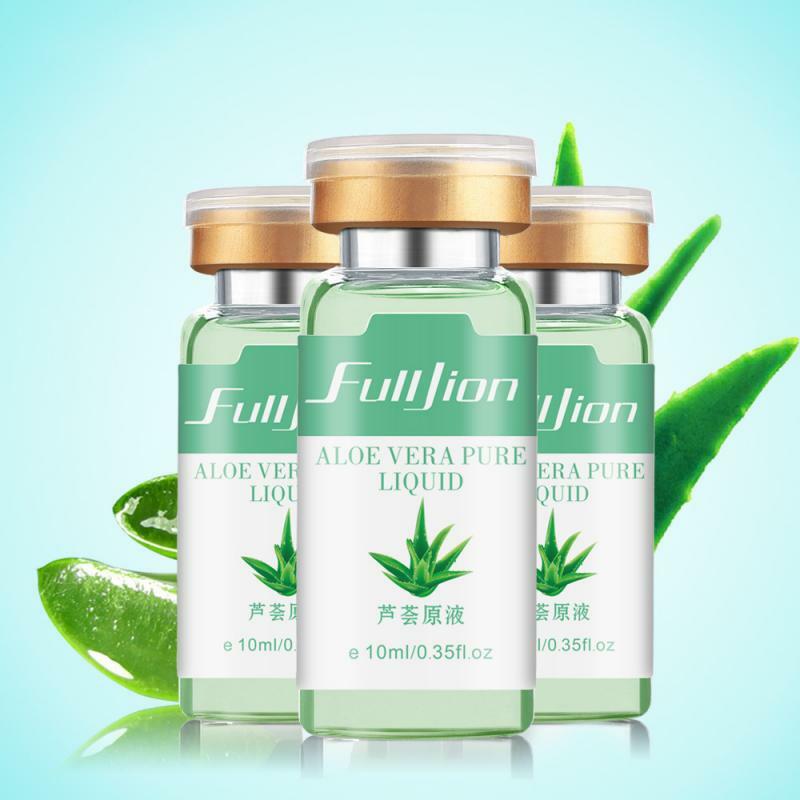 Fulljion-ácido hialurônico orgânico, aloe vera, essência, tratamento facial, acne, branqueamento, anti-envelhecimento, promoção