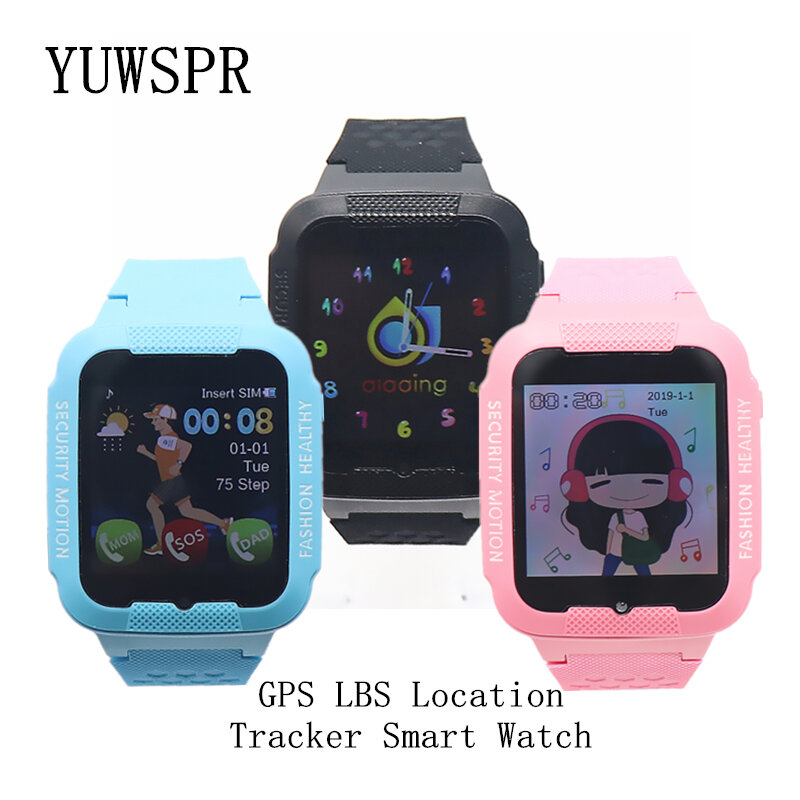 Детские Водонепроницаемые Смарт-часы K3 с GPS-трекером, поддержкой GPS, LBS-местоположения, Bluetooth, воспроизведением музыки, MP3, кнопкой SOS
