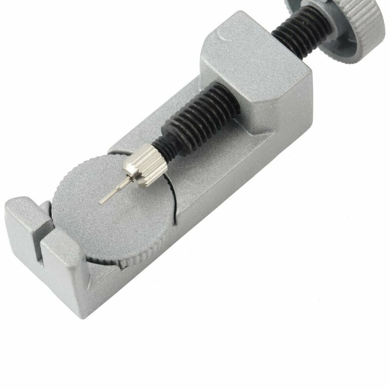 Removedor de metal de pino ajustável de relógio, ferramenta profissional de reparo com 3 pinos para remoção de metal